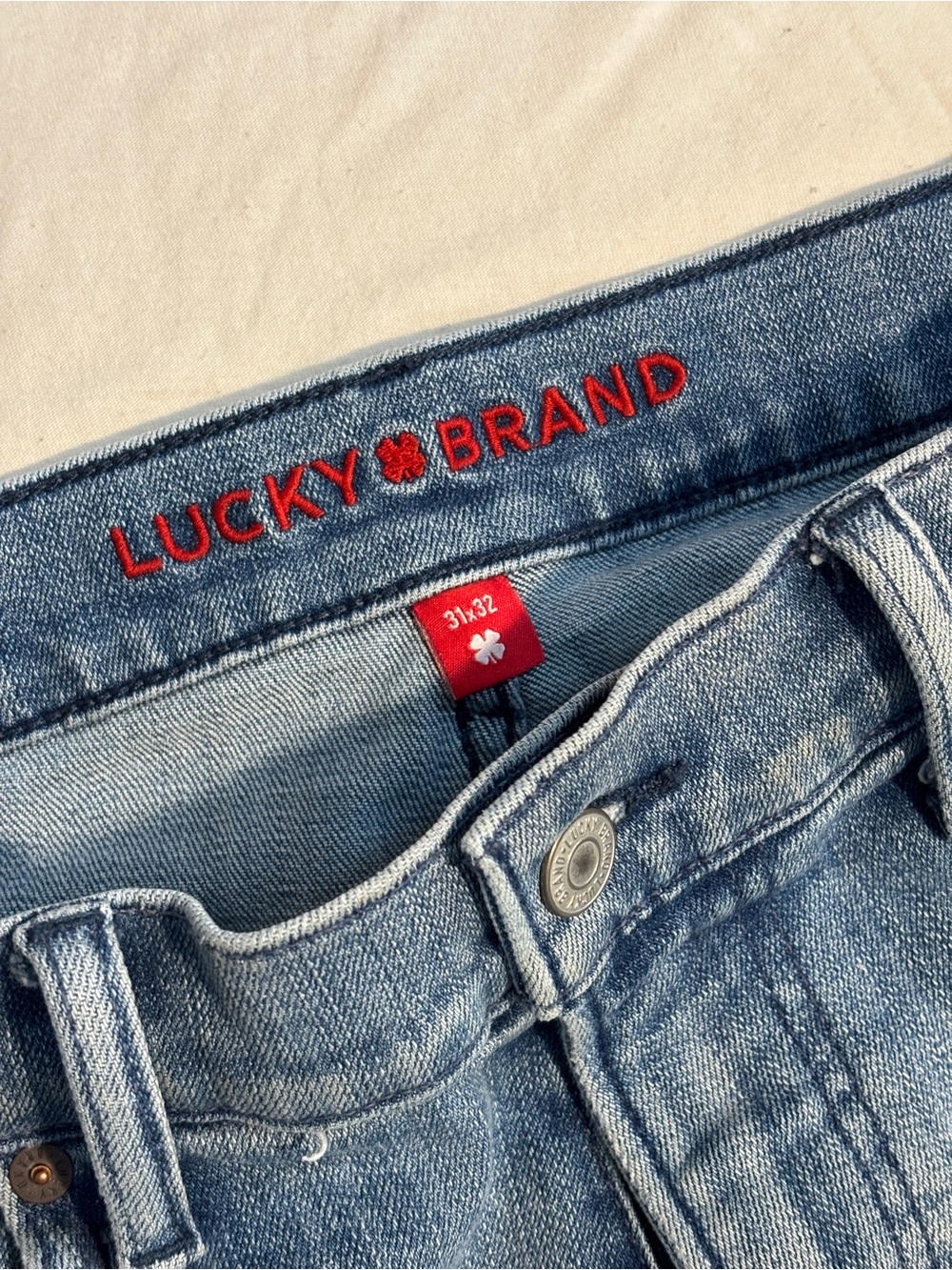 Lucky Brand Light Blue Straight Jeans